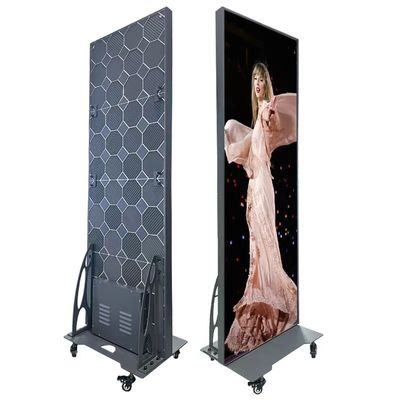 56KG P1.53 ถึง P2.5 โปสเตอร์ภายใน LED Display IP31 -20~60°C ยาว 100000H
