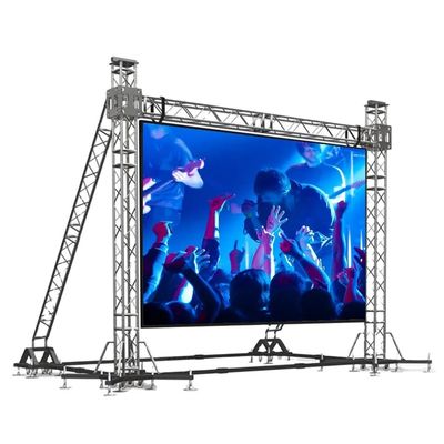 Slim Lightweight Rental Outdoor Led Display 1R1G1B1W SMD1921 สกรีนนํา LED สําหรับเช่า