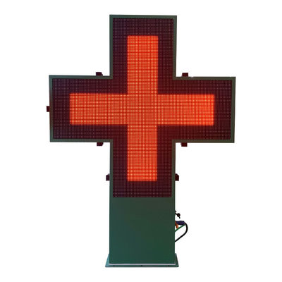 960x960mm Full Color Outdoor LED Cross Display สําหรับร้านขายยา