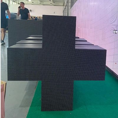 320x160mm IP65 Led Cross Display Screen 3 ใน 1 พิกเซล มีอายุการใช้งาน 100000 ชั่วโมง