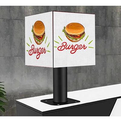 IP31 Magic Cube Commercial LED Display พร้อมกระเป๋าปิดเหล็กและการสแกน 1/32s