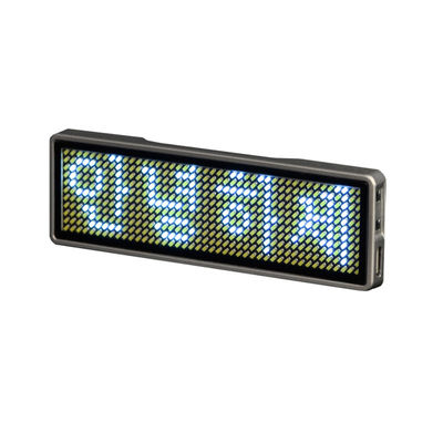93*30*6mm Creative LED Display แบดจ์ชื่อ สกรอลแลนด์ LED แบดจ์ชื่อ
