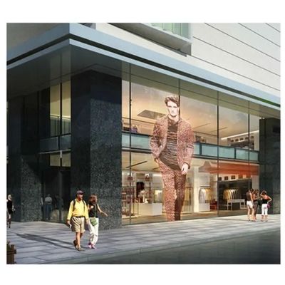 สีเต็ม โฟกซิเบล โปร่งใส Led Screen โฆษณา Led Display ขนาดตามต้องการ