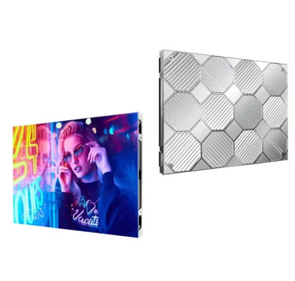 Ultra Thin Fixed Indoor Advertising Led Display Screen บริการด้านหน้า สีเต็ม P186